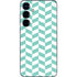 Blue White Chevron Galaxy S25 Skin